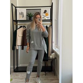 Костюм спортивний жіночий 5733 grey р.42-56 "Alisa Brand" недорого оптом від прямого постачальника