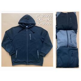 Кофта спортивна чоловіча 04906 mix р.4XL-9XL "Hoan" недорого оптом від прямого постачальника