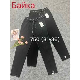 Фотография Джинсы утеплённые женские 750 black р.31-36 "Hoan" недорого оптом от прямого поставщика