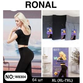 Фотография Лосины женские тёплые W8304 mix р.XL-7XL "Long Sport" недорого оптом от прямого поставщика