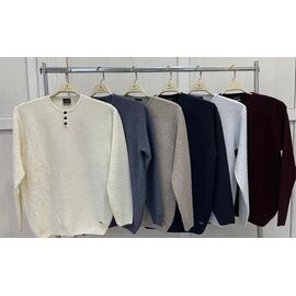 Фотография Свитер мужской SB1091 d.beige р.L-2XL "Sabihina" недорого оптом от прямого поставщика