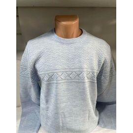 Фотография Свитер мужской SB1149 l.blue р.L-2XL "Sabihina" недорого оптом от прямого поставщика