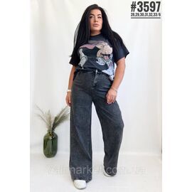 Фотография Женские джинсы палаццо размерный ряд 28,29,30,31,32,33 "PARTNERS" недорого от прямого поставщика