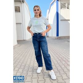 Джинси жіночі із завищеною талією розмірний ряд 25,26,27,28,29,30 "PARTNERS" недорого від прямого постачальника