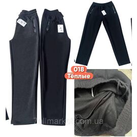 Спортивні штани чоловічі, прямі на флісі розміри XL-5XL (2хв)"STELLA" недорого від прямого постачальника