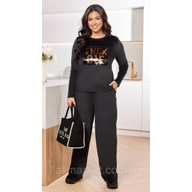 Фотография Костюм женский спортивный велюровый (46-60) "LADA" недорого от прямого поставщика