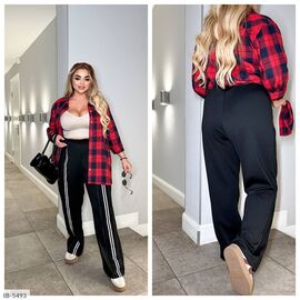 Фотография Женские стильные штаны БАТАЛ р.50-52;54-56;58-60 "VIKA" купить недорого от прямого поставщика