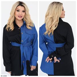 Жіноча сорочка БАТАЛ р.50-52;54-56;58-60 (4кол.) "VIKA" купити недорого від прямого постачальника