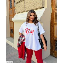 Фотография Женский прогулочный костюм со штанами большие размеры р.48-50;52-54;56-58;60-62 (5цв) "VIKA" купить недорого от прямого поставщика