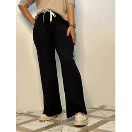 Штани спортивні жіночі 058 black р.44-48 "Kosta" недорого оптом від прямого постачальника