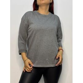 Светр жіночий 820 grey р.48-52 "Kosta" недорого оптом від прямого постачальника