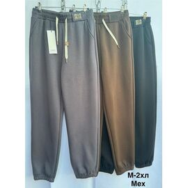 Фотография Штаны спортивные женские тёплые 8811 black р.M-2XL "WELL" недорого оптом от прямого поставщика