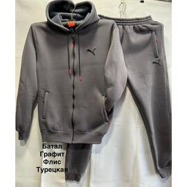 Фотография Костюм спортивный мужской MH1273 grey р.56-64 "WELL" недорого оптом от прямого поставщика