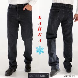 Фотография Джинсы мужские 25113-H black р.32-42 "God Baron" недорого оптом от прямого поставщика