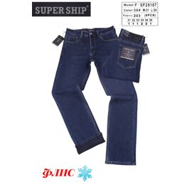 Джинси чоловічі F-SF25157 blue р.31-38 "God Baron" недорого оптом від прямого постачальника