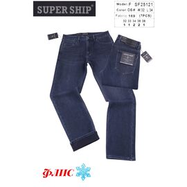 Фотография Джинсы мужские F-SF25121 blue р.32-38 "God Baron" недорого оптом от прямого поставщика