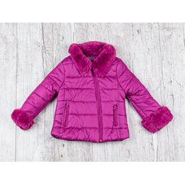 Фотография Курка детская зимняя на девочку Д218 d.fuchsia (04288-1) р.3-6 "Obuv OK2" недорого оптом от прямого поставщика