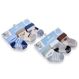 Фотография Носки детские тёплые на мальчика CW435-5 mix р.1-3 "Jelzin" недорого оптом от прямого поставщика