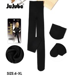 Колготи жіночі теплі 3154 black байка р.46-48 "Алия" недорого оптом від прямого постачальника