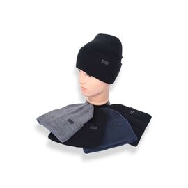 Шапка чоловіча KM007-2 подвійна mix р.56-60 "Angelica" недорого оптом від прямого постачальника