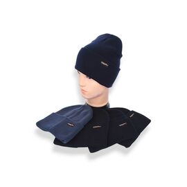 Шапка чоловіча KM007-4 подвійна mix р.56-60 "Angelica" недорого оптом від прямого постачальника