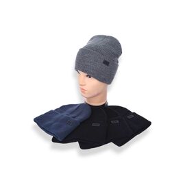 Шапка чоловіча FM007-2 подвійна mix р.56-60 "Angelica" недорого оптом від прямого постачальника