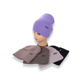 Фотография Шапка женская KM015-2 подвійна mix р.56-60 "Angelica" недорого оптом от прямого поставщика