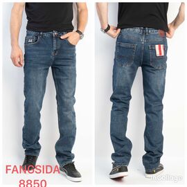 Фотография Джинсы мужские 8850-1 blue р.29-38 "God Baron" недорого оптом от прямого поставщика