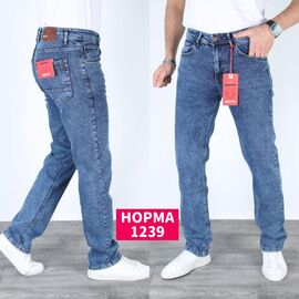 Фотография Джинсы мужские 1239 blue р.29-36 "God Baron" недорого оптом от прямого поставщика