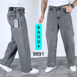 Фотография Джинсы мужские 9891 grey р.28-34 "God Baron" недорого оптом от прямого поставщика
