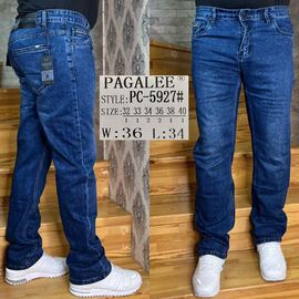 Фотография Джинсы мужские PC-5927 blue р.32-40 "God Baron" недорого оптом от прямого поставщика