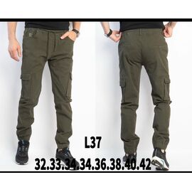 Фотография Штаны мужские L37 khaki р.32-42 "God Baron" недорого оптом от прямого поставщика