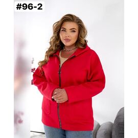 Фотография Кардиган женский 96-2 red р.46-56 "ZLATA" недорого оптом от прямого поставщика