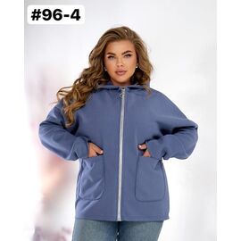 Фотография Кардиган женский 96-4 l.blue р.46-56 "ZLATA" недорого оптом от прямого поставщика