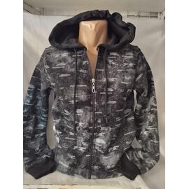 Кофта спортивна чоловіча 1261 grey р.M-3XL "RING" недорого оптом від прямого постачальника