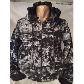 Кофта спортивна чоловіча 1262 black р.M-3XL "RING" недорого оптом від прямого постачальника