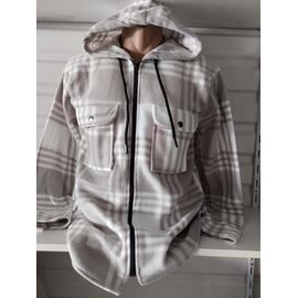 Сорочка чоловіча тепла 1295 l.grey р.S-2XL "RING" недорого оптом від прямого постачальника