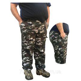 Спортивні штани чоловічі прямі, камуфляжні, розміри 70-78 "NICOLAS" недорого від прямого постачальника