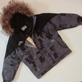 Курка дитяча зимова на хлопчика 20920 d.grey р.128-146 "MALIBU" недорого оптом від прямого постачальника