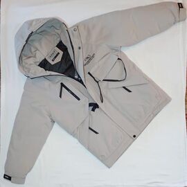 Фотография Курка детская зимняя на мальчика 20923 grey р.152-170 "MALIBU" недорого оптом от прямого поставщика