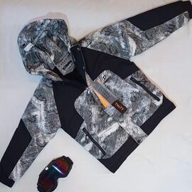 Курка дитяча зимова на хлопчика 20935 d.grey р.128-146 "MALIBU" недорого оптом від прямого постачальника