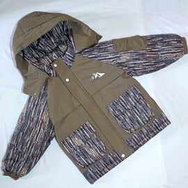 Фотография Курка детская зимняя на мальчика K21 khaki р.140-170 "MALIBU" недорого оптом от прямого поставщика