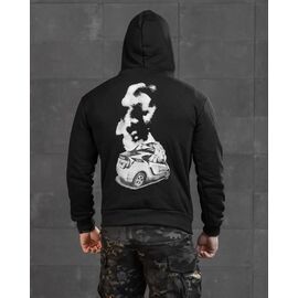 Фотография Худи мужской 595 black р.48-54 "Madoka" недорого оптом от прямого поставщика