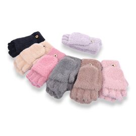 Фотография Перчатки детские на девочку D02 mix р.7-9 "KH clothes" недорого оптом от прямого поставщика