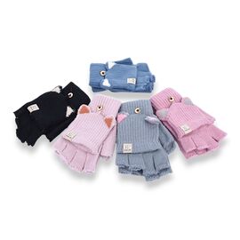 Фотография Перчатки детские на девочку D10 mix р.8-10 "KH clothes" недорого оптом от прямого поставщика