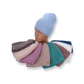 Шапка зимова жіноча Y141 mix р.52-56 "Red Hat" недорого оптом від прямого постачальника