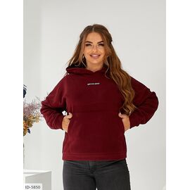 Комфортний худі з капюшоном і кишенею-кенгуру р.48-50;52-54;56-58;60-62 (6кол.) "BELUZA" купити недорого від прямого постачальника