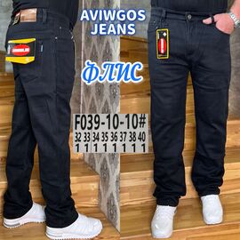 Фотография Джинсы мужские F039-10-10 black р.32-40 "God Baron" недорого оптом от прямого поставщика