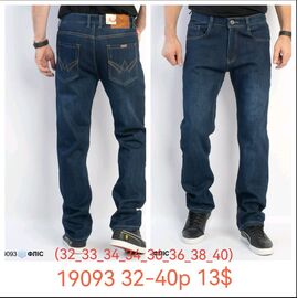 Фотография Джинсы мужские 19093 blue р.32-40 "God Baron" недорого оптом от прямого поставщика