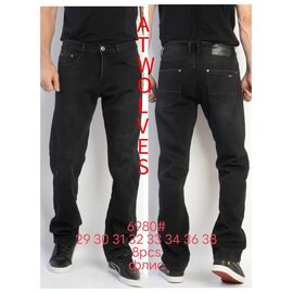 Джинси чоловічі 6980 black р.29-38 "God Baron" недорого оптом від прямого постачальника